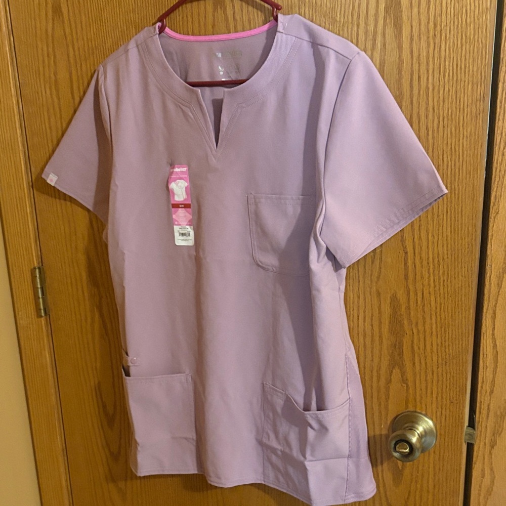 Scrubstar Women's Light Purple Short Sleeve Tee